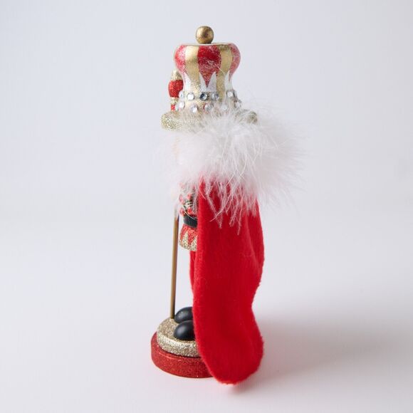 Kurt Adler Hollywood by Holly Adler Miniature Nutcracker 11 Inches Tall Glitter - Picture 2 of 7